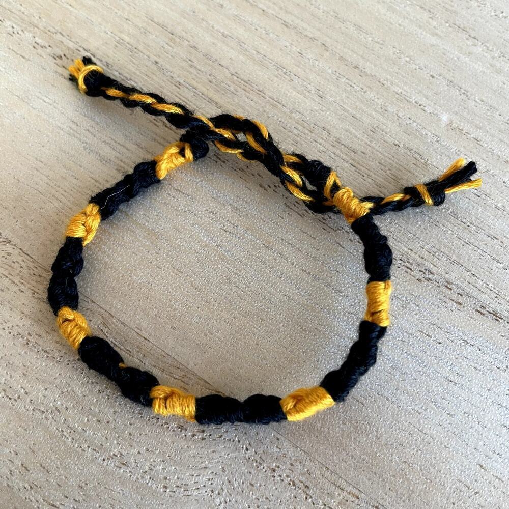 Kerensa Bracelet, anklet, trendy, comfortable, tie, embroidery thread, woven, gi